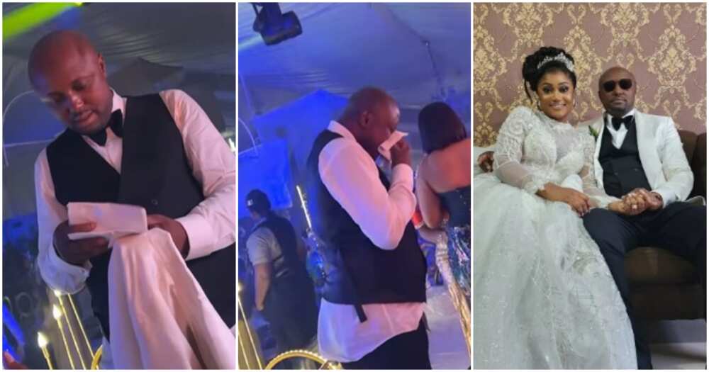 Beryl TV be5d79631fb3953d “He Don Tire”: Reactions Trail Isreal DMW’s Look at His Wedding, Videos Trend 