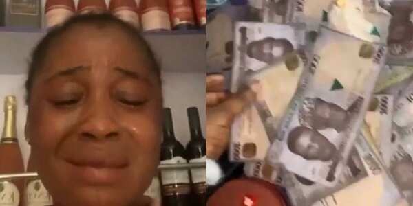 Lagos Lady in Tears after Someone Used Fake Naira Notes to Buy Drinks Worth N200k from her