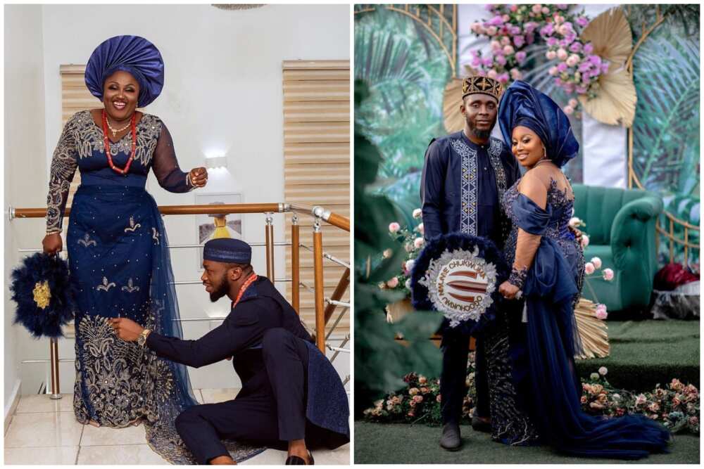 Igbo couple deals traditional attire