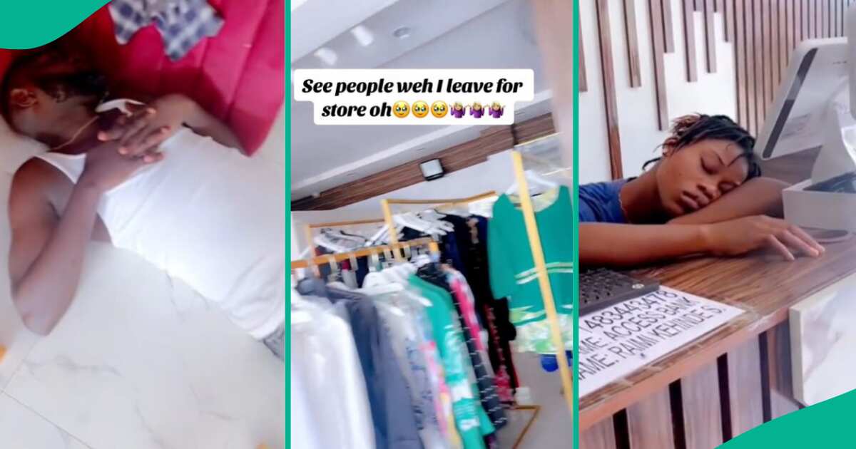Unexpected Discovery: Nigerian lady finds staff sleeping in luxurious multi-million naira clothing boutique