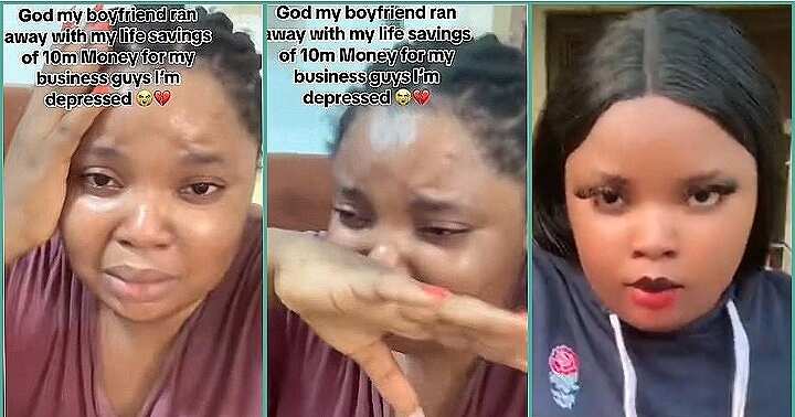 Lady calls out boyfriend for stealing her money