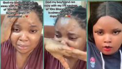 Nigerian lady devastated as boyfriend flees with her N10 million business money, video stirs emotions