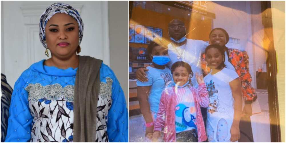 Rashida Yahaya Bello: Kogi first lady thanks Davido for buying her kids gifts