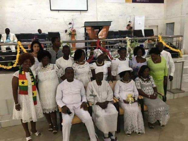 Nonagenarians tie the knot in Accra after 50-years of cohabitation