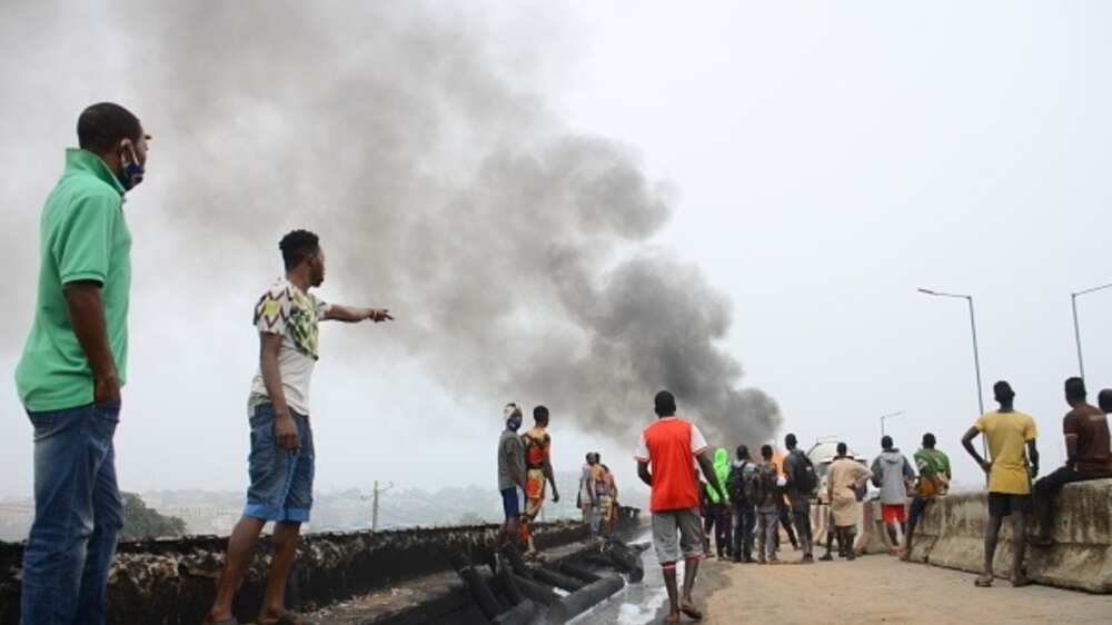 Lagos-Ibadan Expressway Accident: 17 Persons Burnt to Death in Ogun as Tanker Catches Fire