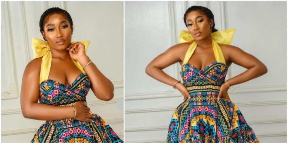 Photos of BBNaija star Esther Biade.