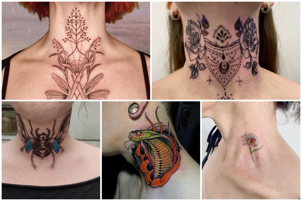 20 best neck tattoos for females with meaning to inspire you 