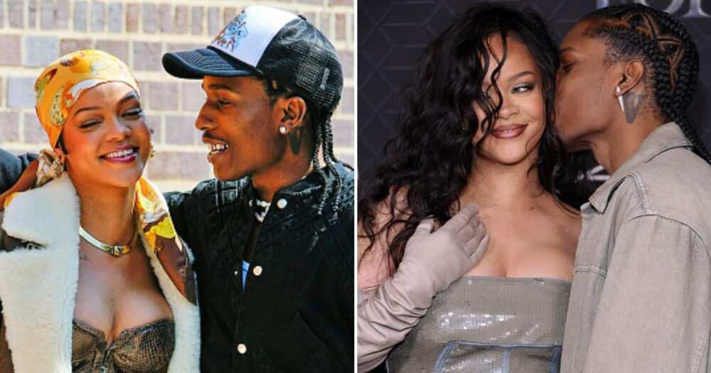 Rihanna and A$AP Rocky at the Oscar Awards