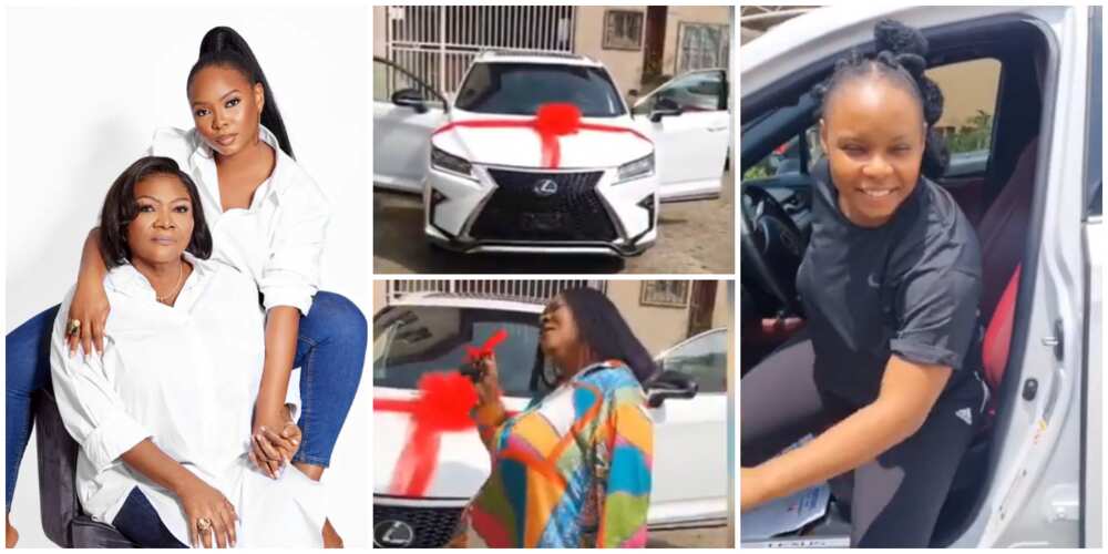 Yemi Alade buys car for her mum.