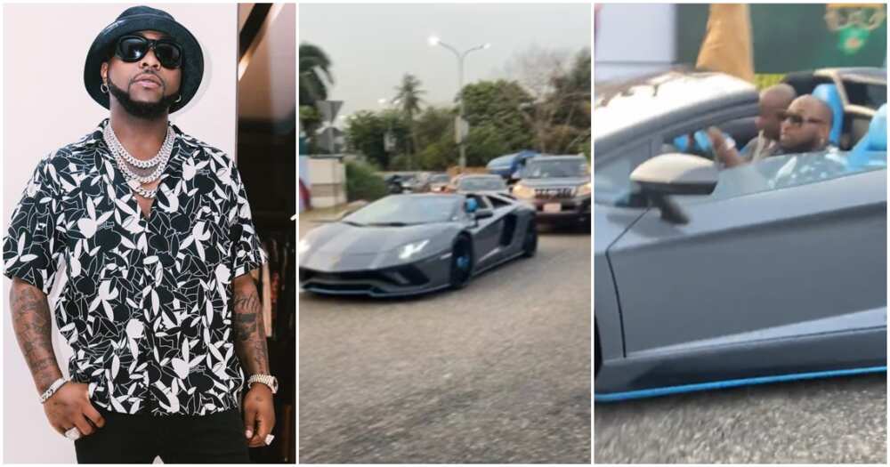 Double Excitement: Car Seller Screams Like a Baby After Seeing Davido,  Lamborghini for the First Time in Lagos 