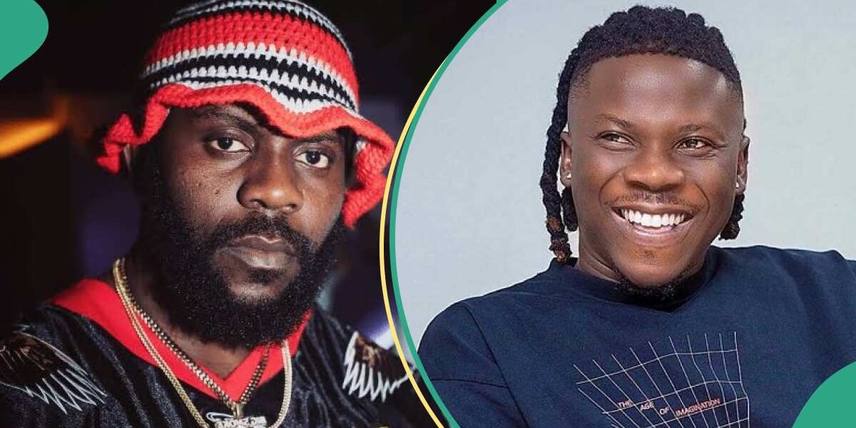 Nigeria vs Ghana: Watch video as Odumodu Blvck bets with Stonebwoy in Accra