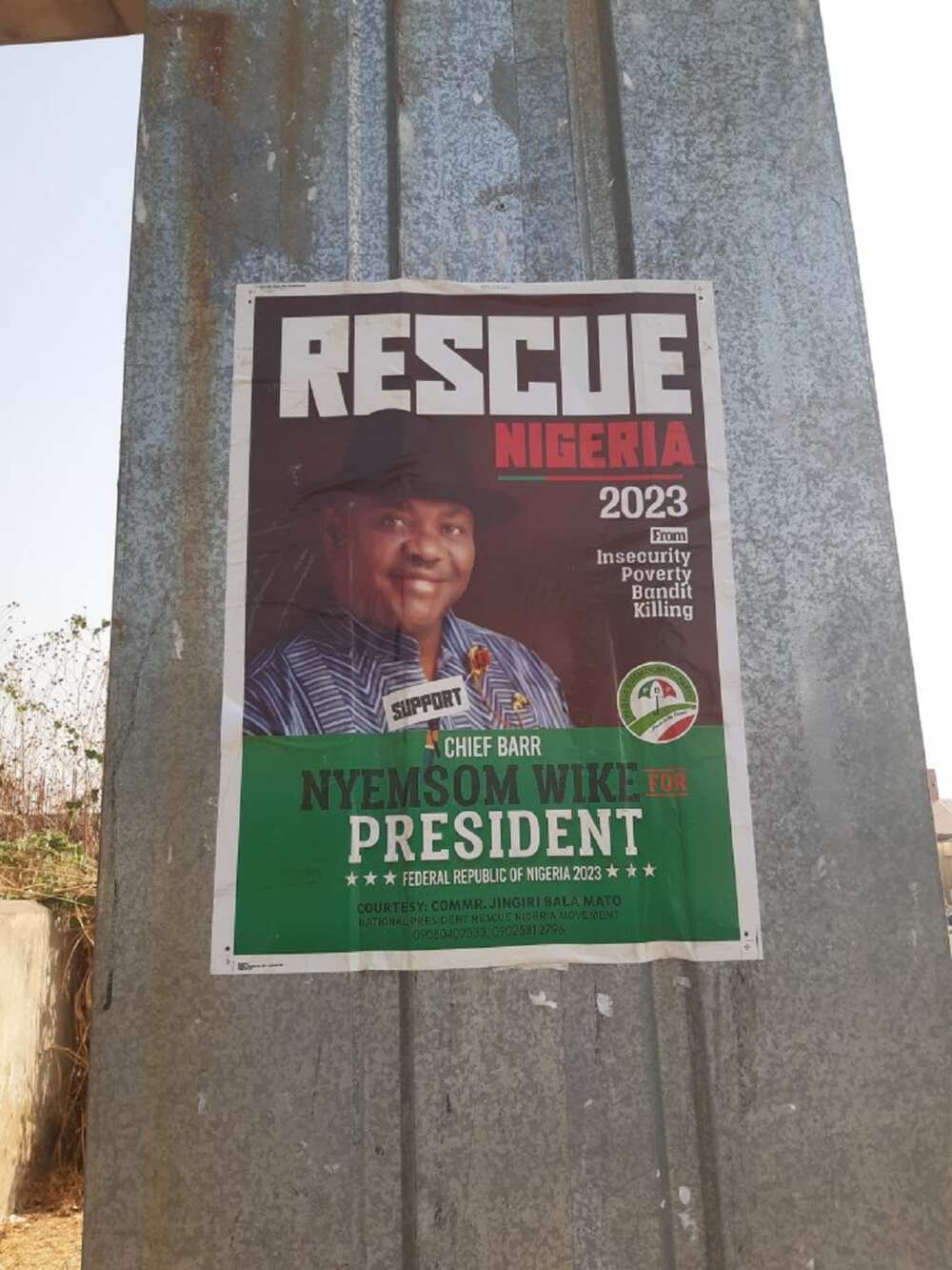 2023: Rivers state distances self from Wike’s campaign posters