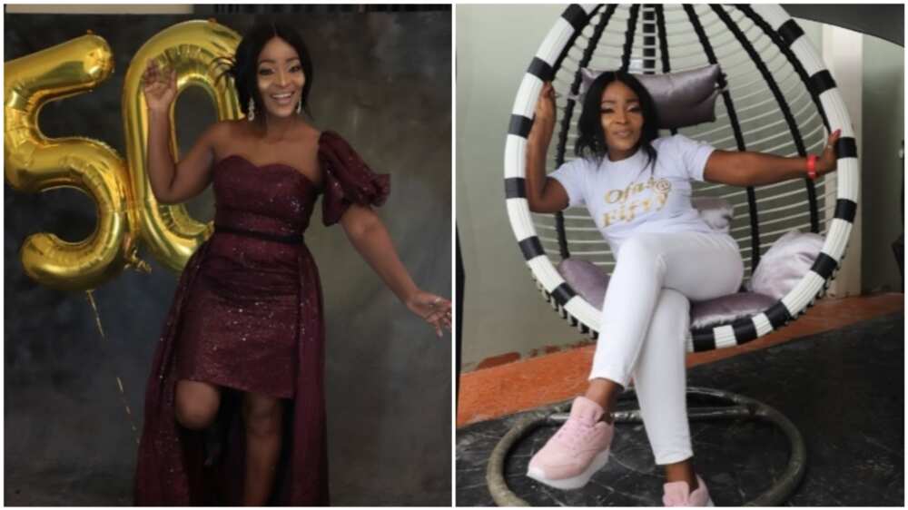 Nigerians lawyer leaves internet users in awe as she turns 50, shares photos