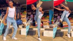 "This girl is fire": Pretty kid in white top and blue jeans dances sweetly on the road, people stare in viral video