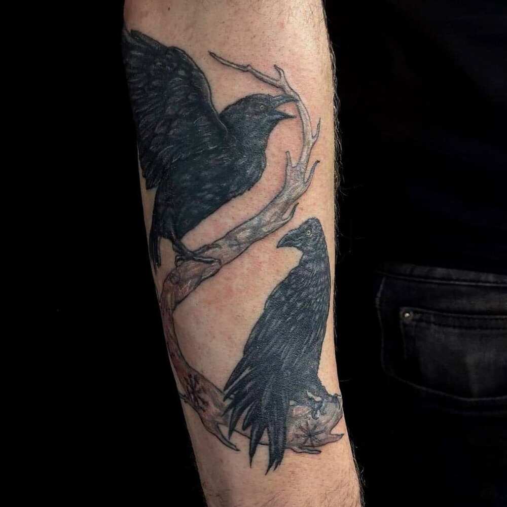 raven tattoo designs