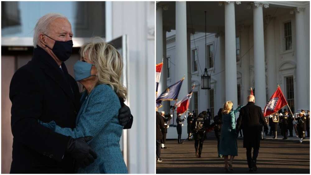 Joe Biden enters White House as US president for the first time