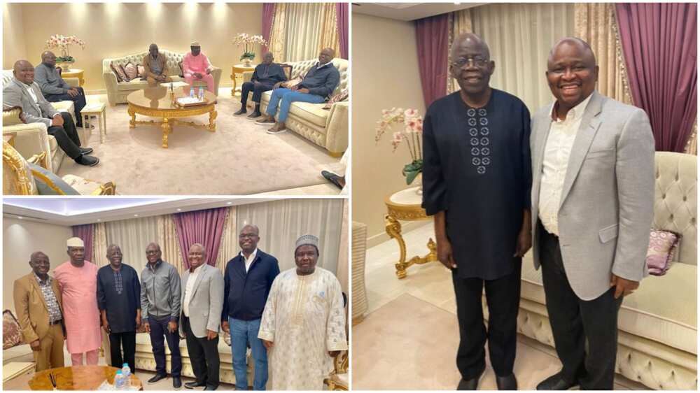Tinubu in London: 5 Nigerian Senators Visit APC Leader