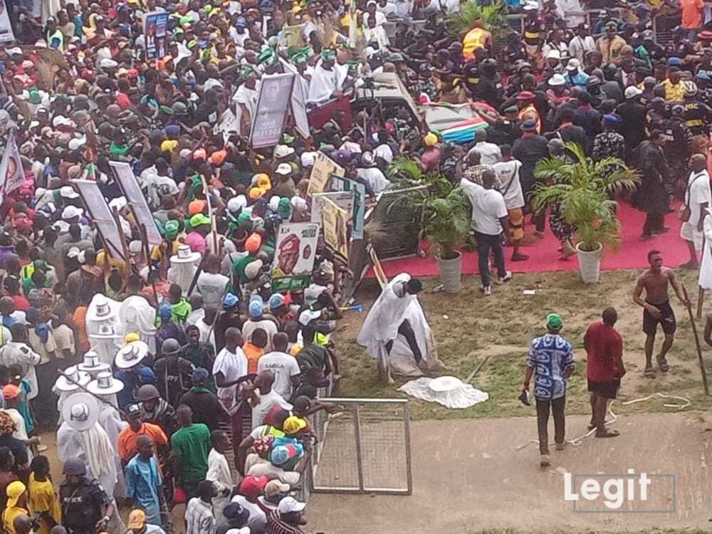 Eyo Masquerade/APC Presidential Rally in Lagos
