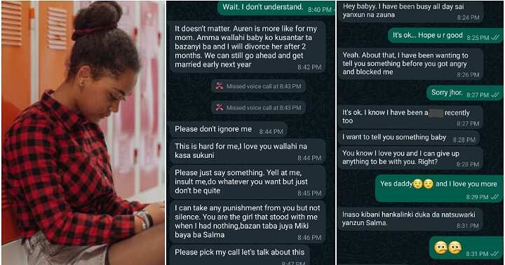 Lady heartbroken as lover marries someone else, WhatsApp chats