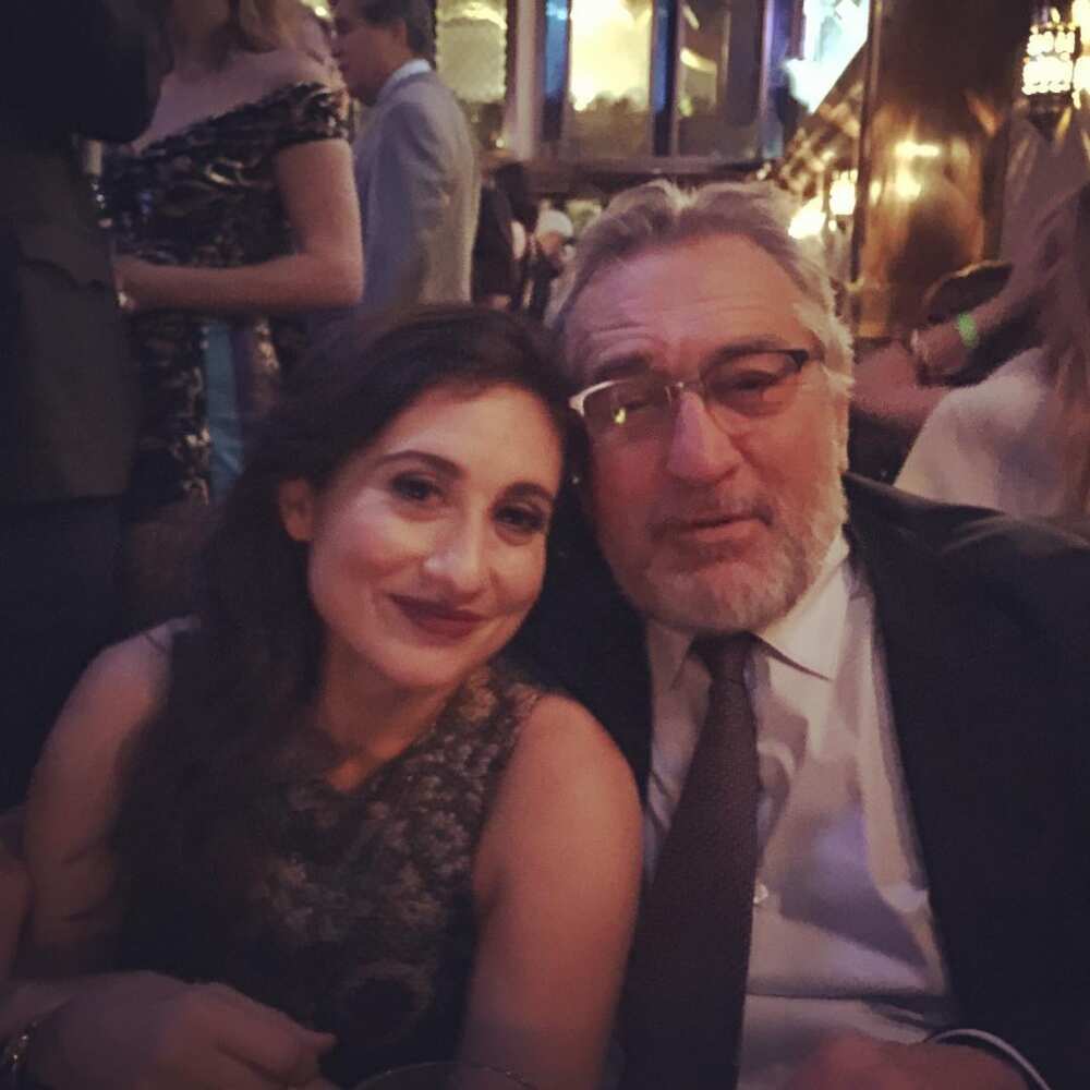 Lucy DeVito and Robert De Niro