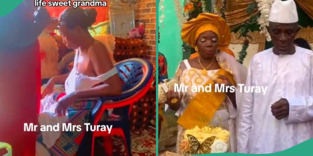 Cute video as Nigerian grandma gets married to old man