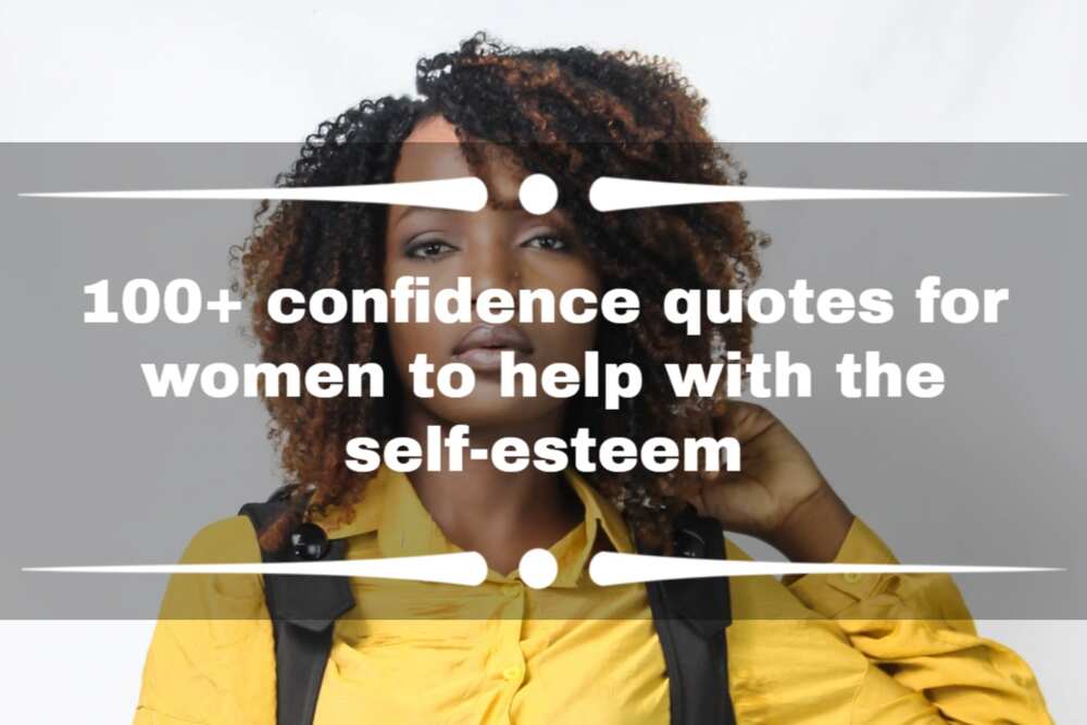 Women's self esteem quotes