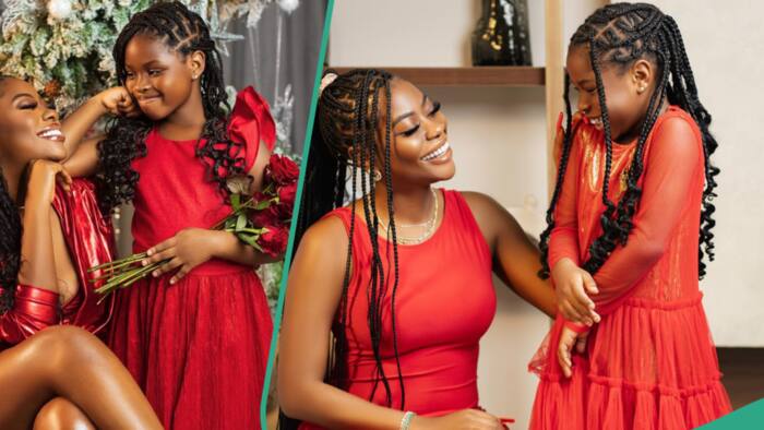 "Such a pleasant kid": Davido's daughter Imade shows off beautiful hairstyle, gets fans blushing