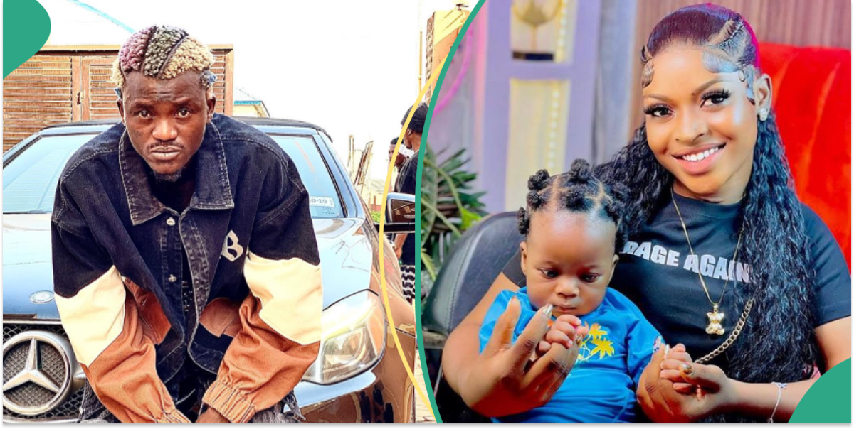 See how Portable’s baby mama threatened the singer as she caused a massive stir online (video)