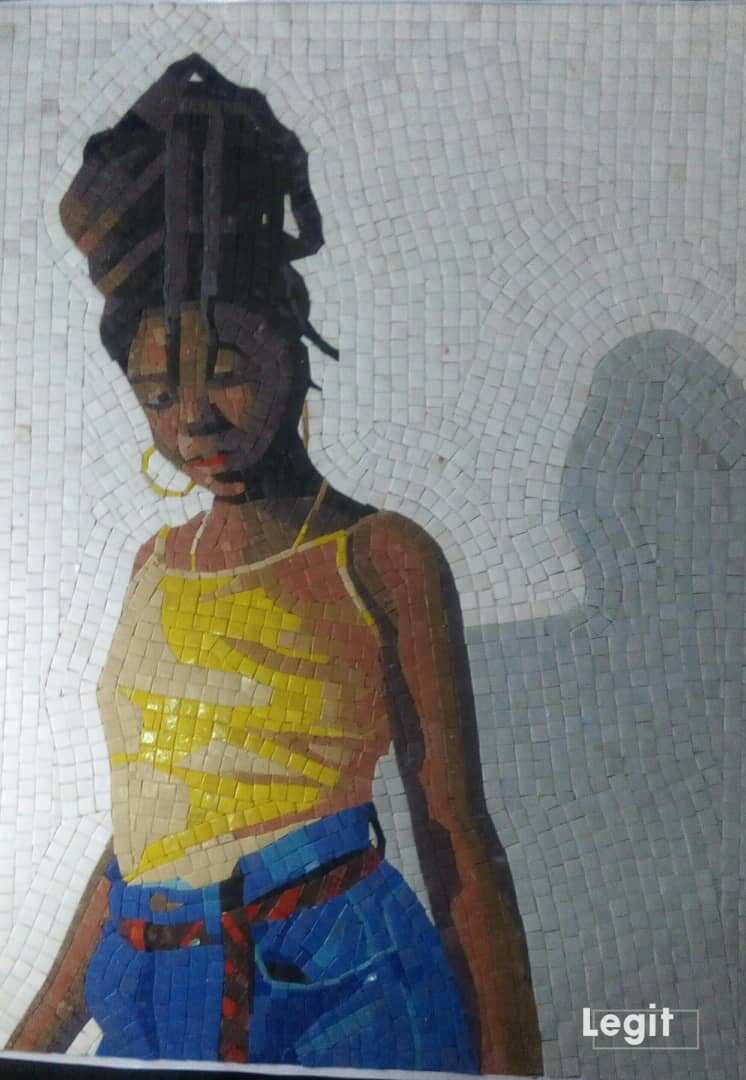31-year-old Nigerian mosaic artist speaks about his private life