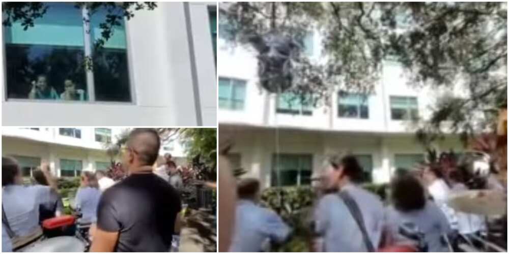 Sweet moment man arrived hospital with live band to sing and dance for friend receiving treatment goes viral