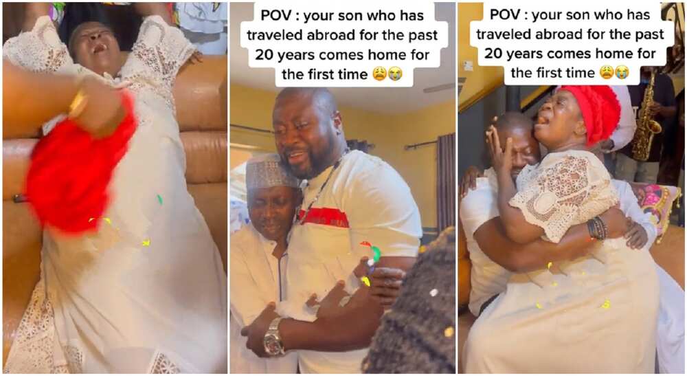 Photos of a Nigerian man who returned from abroad after 20 years. Photos of a Nigerian man who returned from abroad after 20 years.