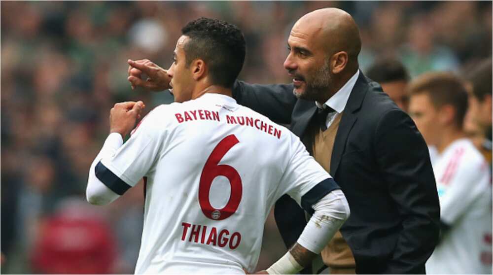 Thiago Alcantara: Guardiola set to reunite with Bayern Munich midfielder this summer