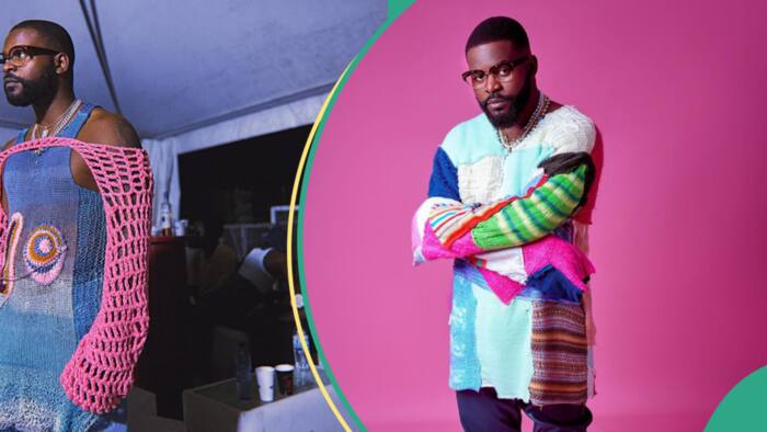 "Embracing their femininity": Falz causes stir with controversial outfit, gets mixed reactions