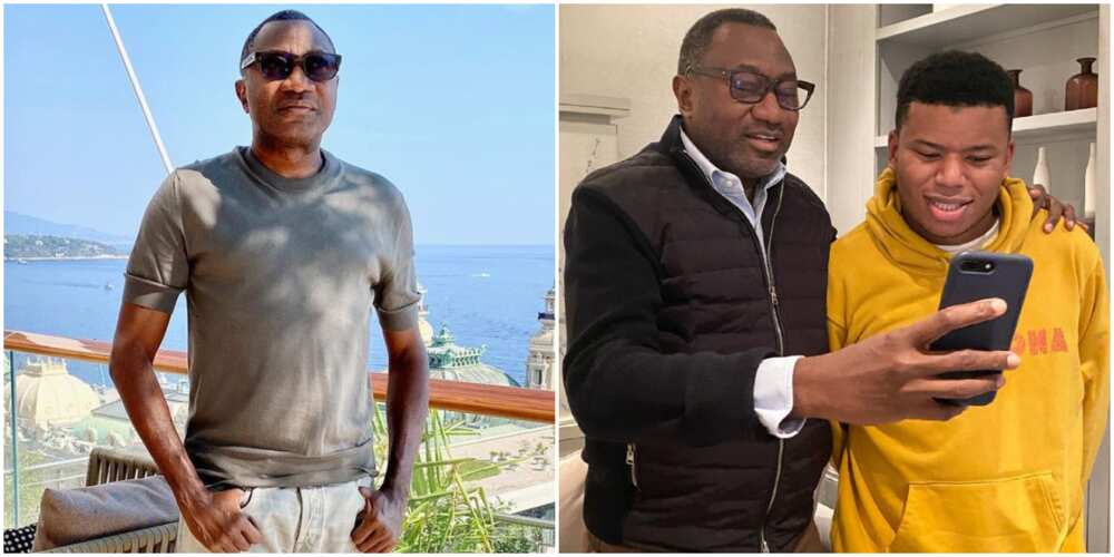 Papa Loves You So Much, Billionaire Femi Otedola Celebrates His Only Son As He Clocks New Age