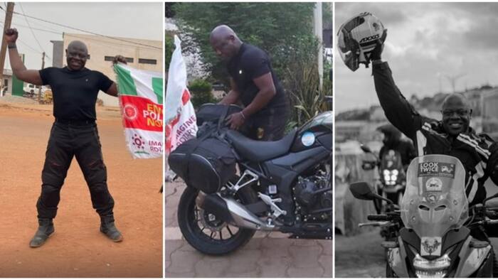 I will sell my bike for N10m: London to Lagos biker places his Eagle on sale, says money will be for charity