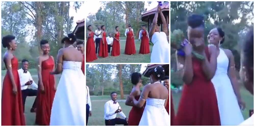 Best proposal ever? Social media reacts as groomsman proposes to bridesmaid in viral video