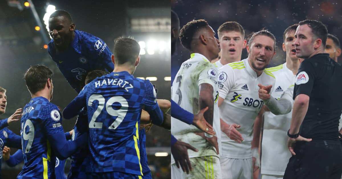 Tension as Chelsea vs Leeds Premier League cracker descends into chaos after late penalty