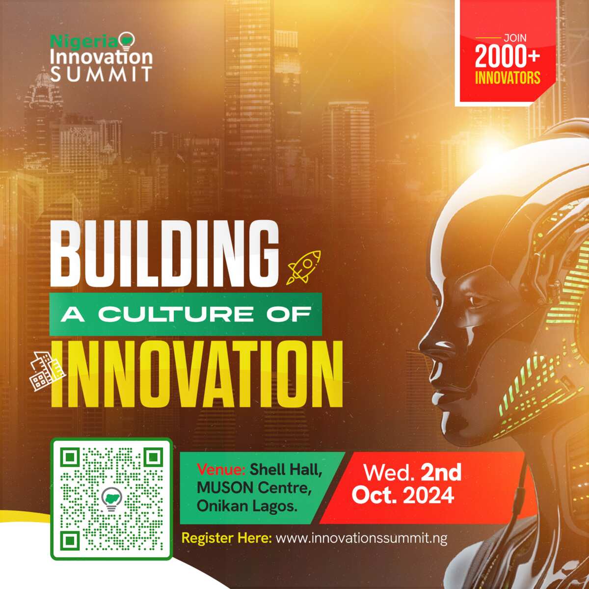 Nigeria Innovation Summit Returns for 9th Edition on 2nd October 2024