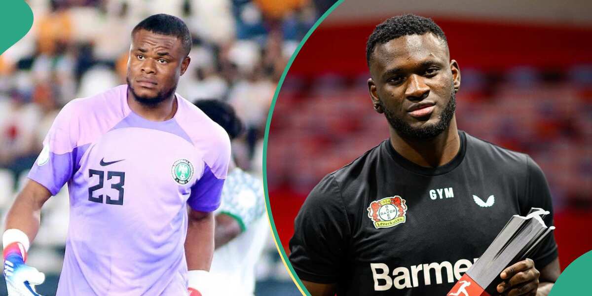 Watch fun video of Super Eagles' Stanley Nwabali rocking his Boniface jersey that has left fans linking him to European clubs