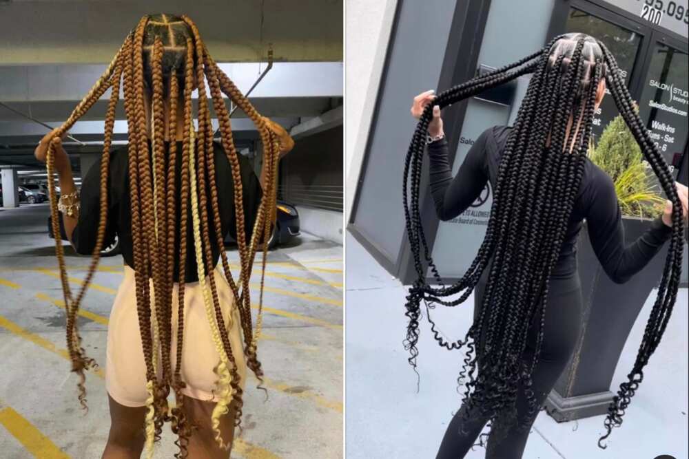 jumbo knotless braids