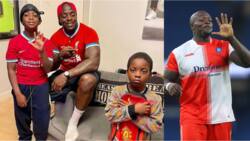 Top Nigerian footballer and eldest child troll youngest son after Man Utd’s embarrassing 5-0 loss to Liverpool