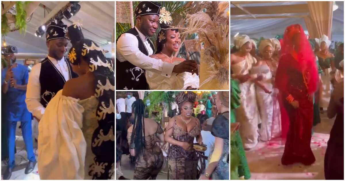 Celeb dance-off, cutting the cake, couple's dance, other beautiful moments from Ini Dima-Okojie's wedding