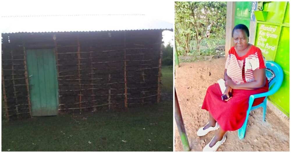 Carol Kafuna, househelp builds mum a simple house, N213k, Kakamega, homeless mum