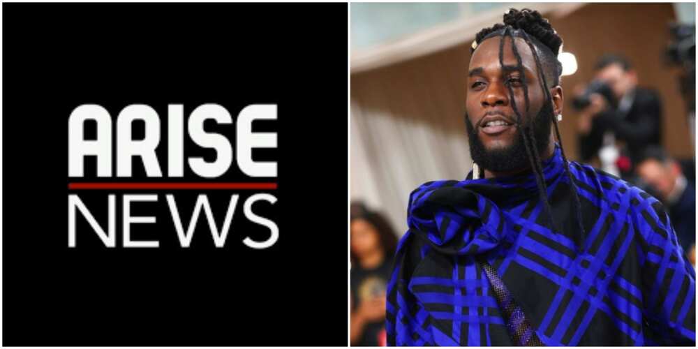 Arise TV logo, Burna Boy at Met Gala Arise TV logo, Burna Boy at Met Gala