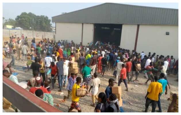 EndSARS: Thugs loot COVID-19 palliatives at warehouse in Abuja