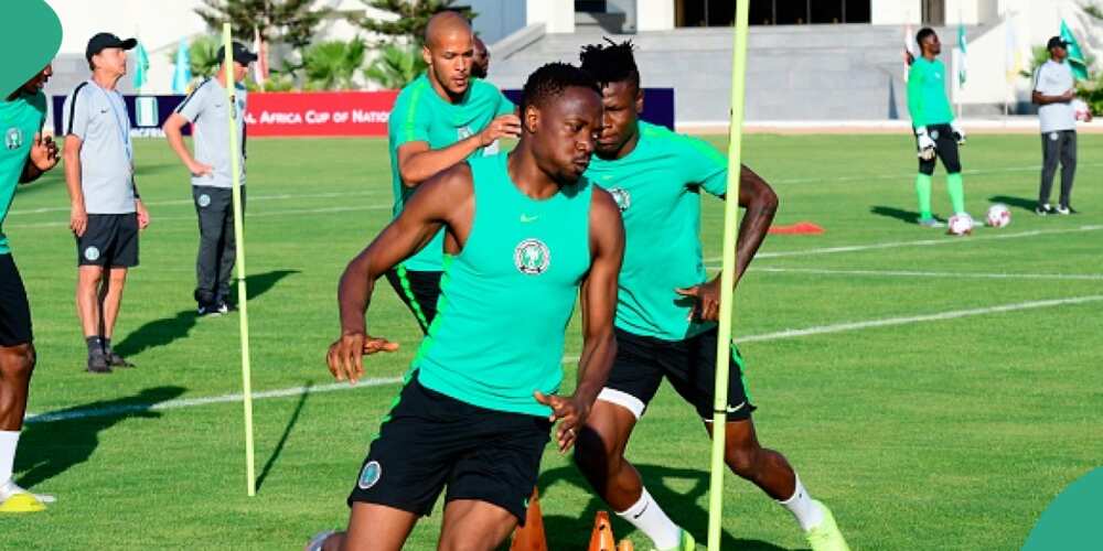 Video of Super Eagles players training for the final time emerges