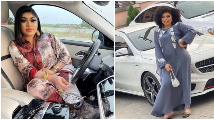Bobrisky 'rakes' for PHCN officials as they storm his mansion, crossdresser packs wire from their truck
