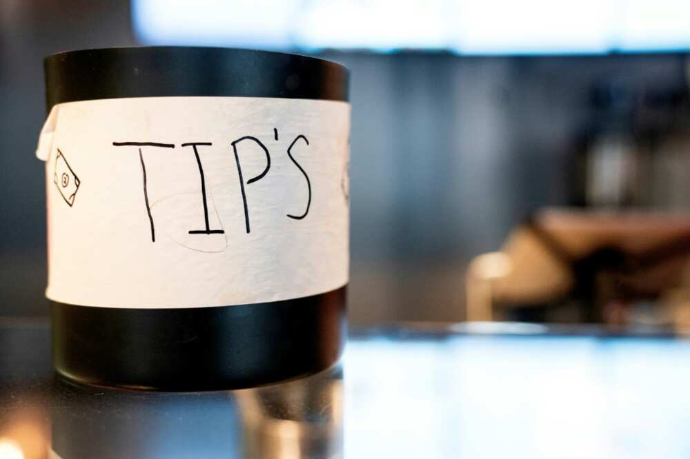A tip jar on a countertop seems kind of quaint these days at US businesses