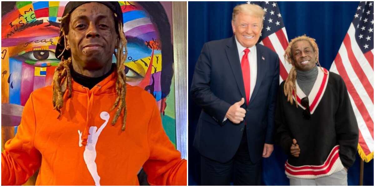 Lil Wayne thanks ex-president Donald Trump after he was pardoned