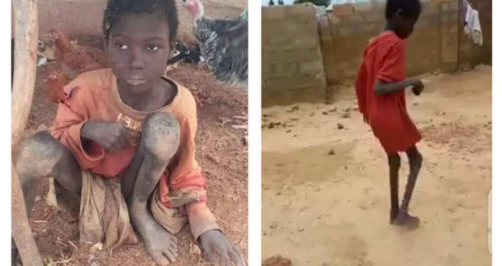 An ceto yaron da aka tilastawa rayuwa a keji tare da dabobi na shekaru 2 a Kebbi An ceto yaron da aka tilastawa rayuwa a keji tare da dabobi na shekaru 2 a Kebbi
